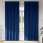 JUNG Vida Verdunkelungs-Vorhänge mit Ringen 2 pcs Dunkelblau 260 x 140 cm
