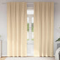 JUNG Vida Verdunkelungs-Vorhänge mit Ringen 2 pcs Creme 225 x 140 cm
