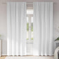 JUNG Vida Verdunkelungs-Vorhänge mit Ringen 2 pcs Hellweiß 260 x 140 cm