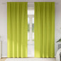 JUNG Vida Verdunkelungs-Vorhänge mit Ringen 2 pcs Grün 225 x 140 cm