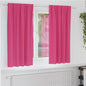 JUNG Vida Verdunkelungs-Vorhänge mit Ringen 2 pcs Helles Pink