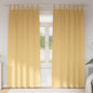 JUNG Vida Verdunkelungs-Vorhänge mit Ringen 2 pcs Beige 225 x 140 cm