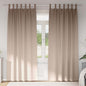 JUNG Vida Verdunkelungs-Vorhänge mit Ringen 2 pcs Taupe 225 x 140 cm