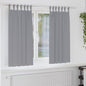 JUNG Vida Verdunkelungs-Vorhänge mit Ringen 2 pcs Hellgrau 175 x 140 cm
