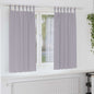 JUNG Vida Verdunkelungs-Vorhänge mit Ringen 2 pcs Metallic Grau