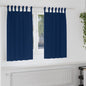 JUNG Vida Verdunkelungs-Vorhänge mit Ringen 2 pcs Dunkelblau 140 x 140 cm