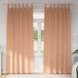 JUNG Vida Verdunkelungs-Vorhänge mit Ringen 2 pcs Hellbraun 245 x 140 cm