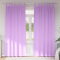 JUNG Vida Verdunkelungs-Vorhänge mit Ringen 2 pcs Lila 225 x 140 cm