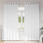 JUNG Vida Verdunkelungs-Vorhänge mit Ringen 2 pcs Reinweiß 225 x 140 cm