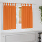 JUNG Vida Verdunkelungs-Vorhänge mit Ringen 2 pcs Helles Orange