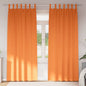 JUNG Vida Verdunkelungs-Vorhänge mit Ringen 2 pcs Helles Orange