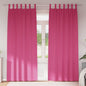 JUNG Vida Verdunkelungs-Vorhänge mit Ringen 2 pcs Helles Pink
