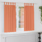 JUNG Vida Verdunkelungs-Vorhänge mit Ringen 2 pcs Terrakotta 175 x 140 cm