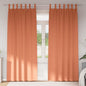 JUNG Vida Verdunkelungs-Vorhänge mit Ringen 2 pcs Terrakotta 225 x 140 cm