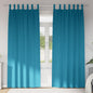 JUNG Vida Verdunkelungs-Vorhänge mit Ringen 2 pcs Türkis 225 x 140 cm