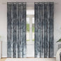 JUNG Vida Samtvorhänge mit Vorhängen 2 pcs Silber Grau 260 x 140 cm Samt