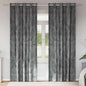 JUNG Vida Samtvorhänge mit Vorhängen 2 pcs Grau 245 x 140 cm Samt
