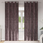 JUNG Vida Samtvorhänge mit Vorhängen 2 pcs Braun 225 x 140 cm Samt