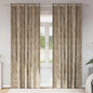 JUNG Vida Samtvorhänge mit Vorhängen 2 pcs Champagner 225 x 140 cm Samt