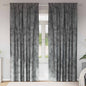 JUNG Vida Samtvorhänge mit Vorhängen 2 pcs Grau 225 x 140 cm Samt