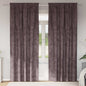 JUNG Vida Samtvorhänge mit Vorhängen 2 pcs Braun 260 x 140 cm Samt