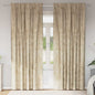 JUNG Vida Samtvorhänge mit Vorhängen 2 pcs Creme 245 x 140 cm Samt