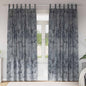 JUNG Vida Samtvorhänge mit Vorhängen 2 pcs Silber Grau 260 x 140 cm Samt