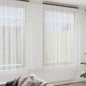 JUNG Vida Spitzenvorhang mit Vorhängen Floral Weiß 280 x 400 cm Polyester