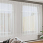JUNG Vida Spitzenvorhang mit Vorhängen Floral Weiß 240 x 500 cm Polyester