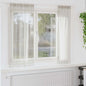 JUNG Vida Voile-Vorhang mit Vorhängen 2 pcs Creme 175 x 140 cm Polyester