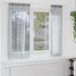JUNG Vida Voile-Vorhang 2 pcs Dunkelgrau 175 x 140 cm Polyester