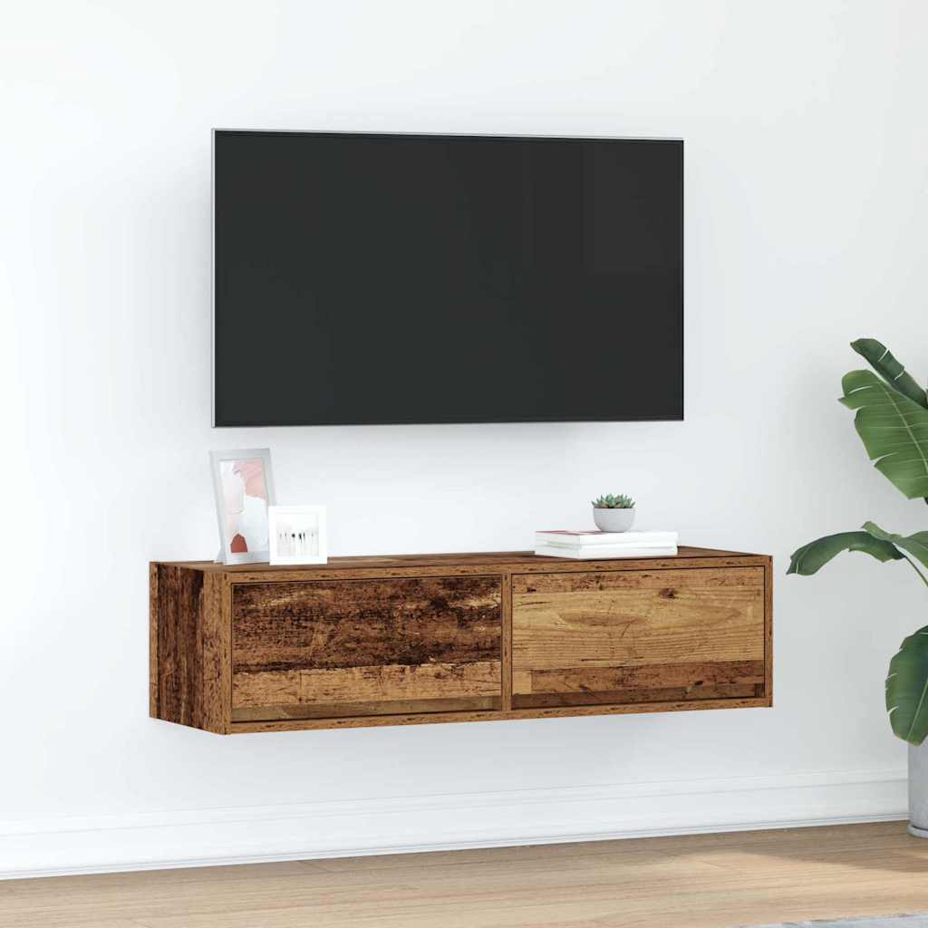 JUNG Vida TV-Schränk Altholz 100 x 31 x 25,5 cm Holzwerkstoff