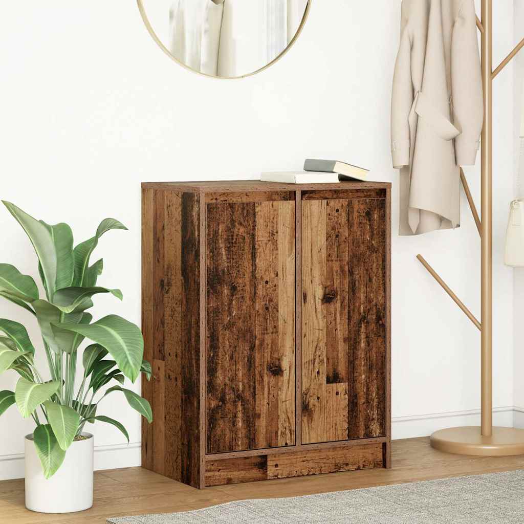 JUNG Vida Sideboard Altholz-Optik 57x34x76 cm Holzwerkstoff