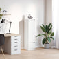 JUNG Vida Highboard Weiß 29,5x34x119,5 cm Holzwerkstoff