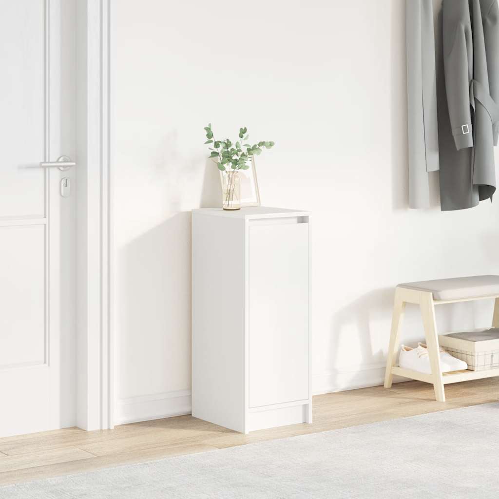 JUNG Vida Schuhschrank Weiß 29,5x34x76 cm Holzwerkstoff