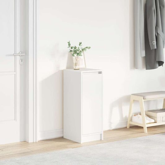 JUNG Vida Schuhschrank Weiß 29,5x34x76 cm Holzwerkstoff