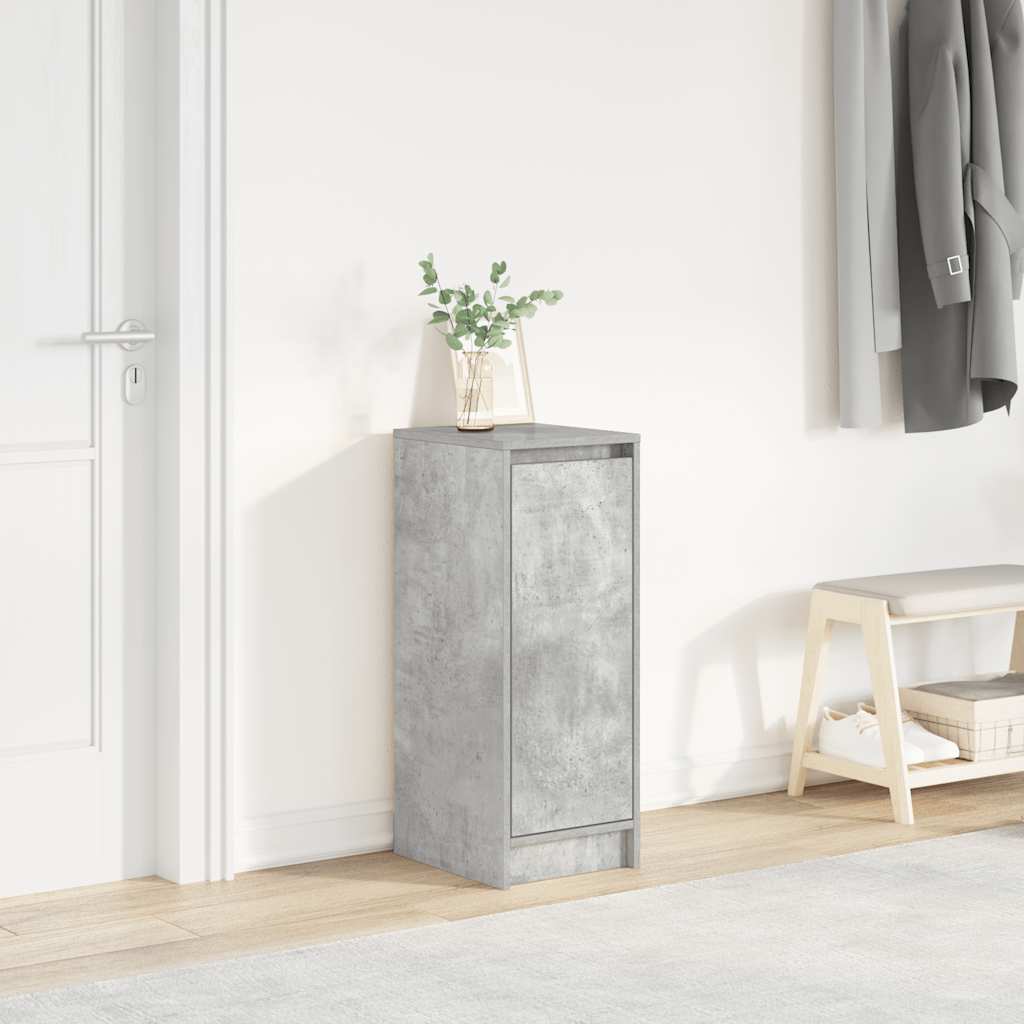 JUNG Vida Schuhschrank Betongrau 29,5x34x76 cm Holzwerkstoff