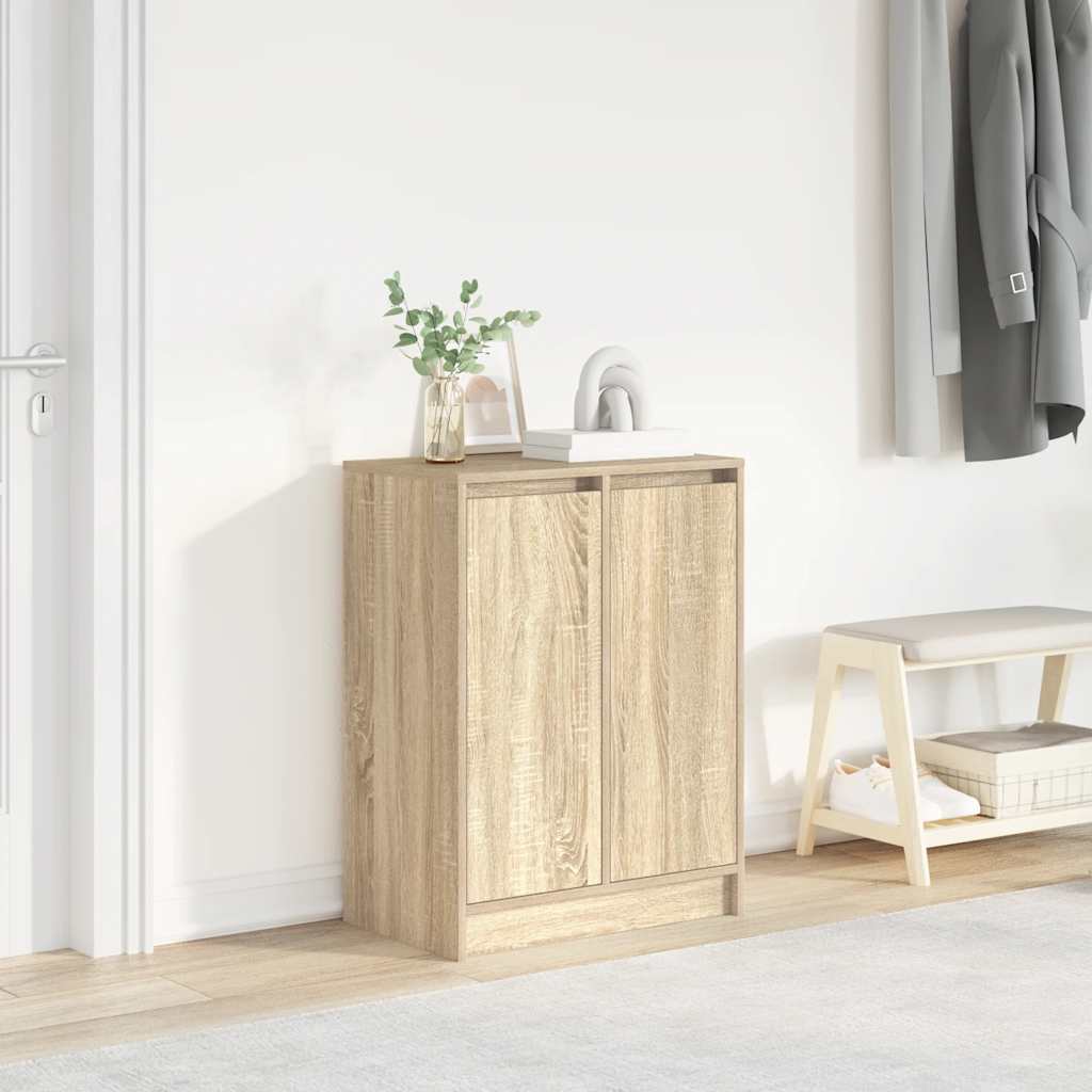 JUNG Vida Schuhschrank Sonoma-Eiche 57x34x76 cm Holzwerkstoff