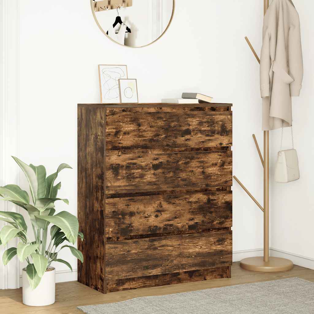 JUNG Vida Sideboard Räuchereiche 80x35x99 cm Holzwerkstoff