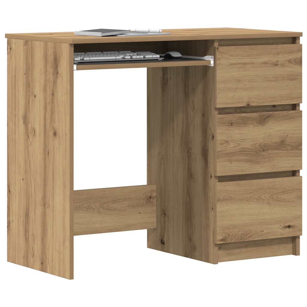 JUNG Vida Schreibtisch Artisan-Eiche 90x45x76 cm Holzwerkstoff