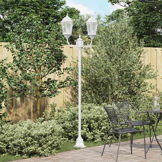 JUNG Vida Garten-Licht Weiß 68 x 20 x 235 cm Aluminium und Glas