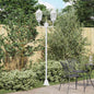 JUNG Vida Garten-Licht Weiß 68 x 20 x 235 cm Aluminium und Glas