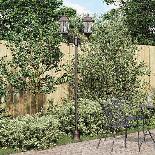 JUNG Vida Garten-Licht Bronze 68 x 20 x 235 cm Aluminium und Glas