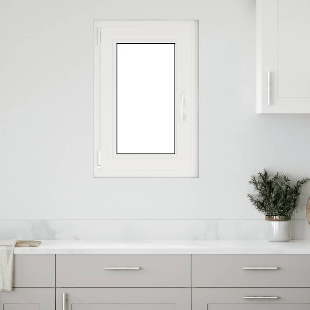 JUNG Vida Kellerfenster "RISOR" 50x75 cm Drehkipp DIN Links Weiß