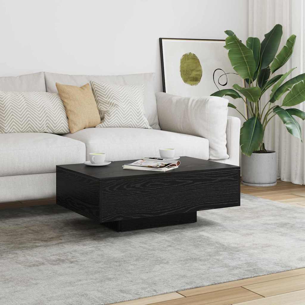 JUNG Vida Couchtisch Schwarz Eichen-Optik 85 x 55 x 31 cm