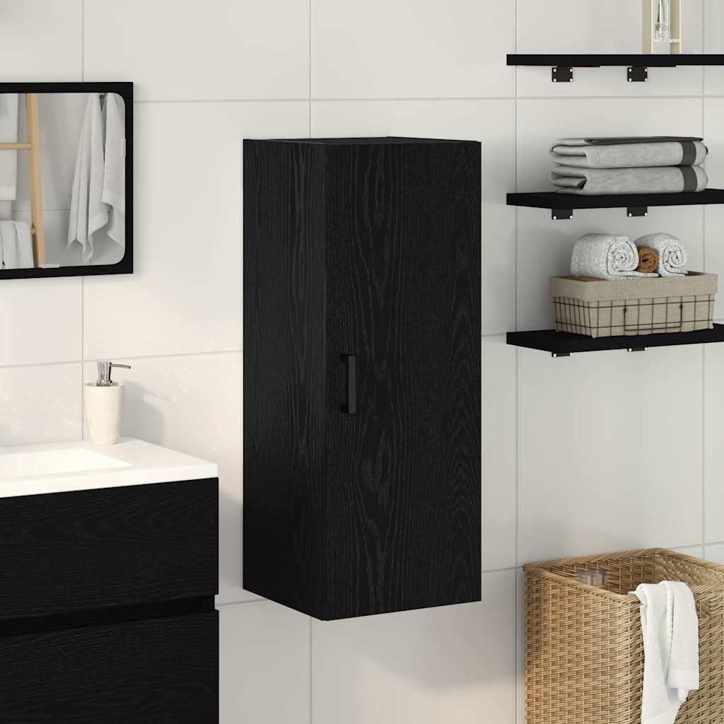JUNG Vida Wandschrank Schwarze Eiche 34,5 x 34 x 90 cm Holzwerkstoff