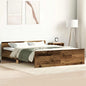 JUNG Vida Bettgestell ohne Matratze Altholz-Optik 140x190cm Holzwerkstoff