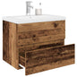 JUNG Vida Waschbeckenunterschrank mit Einbaubecken und Wasserhahn