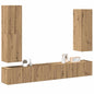 JUNG Vida 4-tlg. TV-Schrank-Set Wandmontage Artisan-Eiche Holzwerkstoff