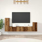 JUNG Vida 4-tlg. TV-Schrank-Set Wandmontage Altholz-Optik Holzwerkstoff